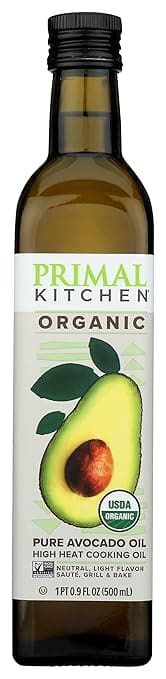 Primal Kitchen Organic Avocado Oil bottle.