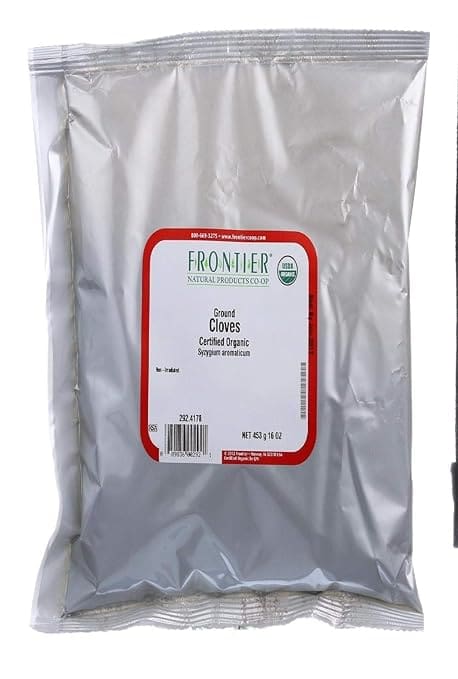 Frontier Organic Ground Cloves, 16 oz bag