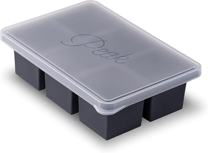 Peak ice cube tray with lid