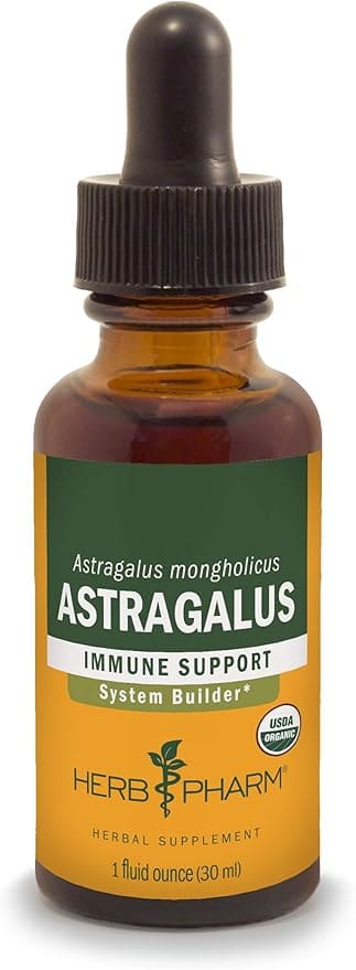 Astragalus immune support herbal supplement.