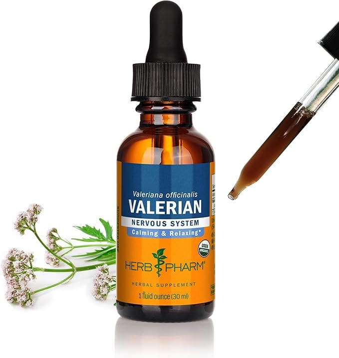 Herb Pharm Valerian, calming & relaxing.