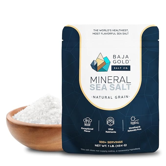 Baja Gold Mineral Sea Salt, 1 lb.