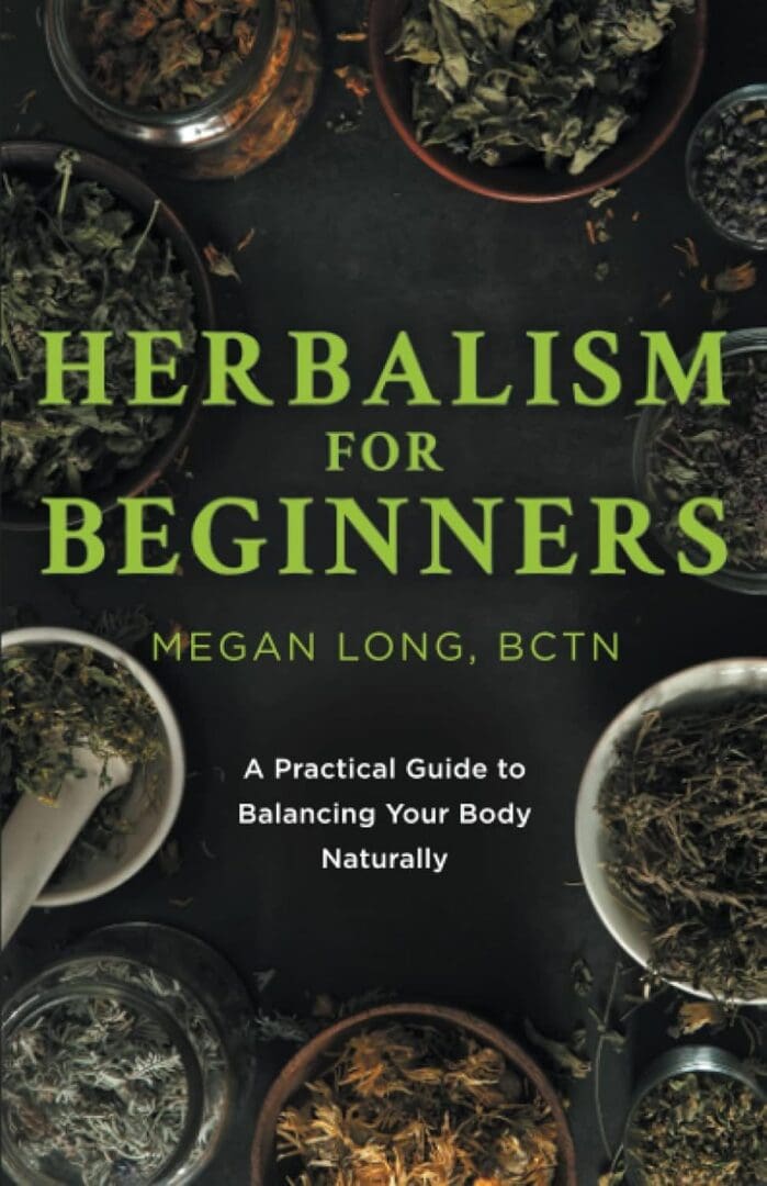 Herbalism for Beginners book cover.