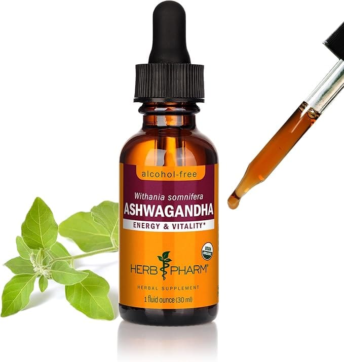 Alcohol-free Ashwagandha energy supplement.