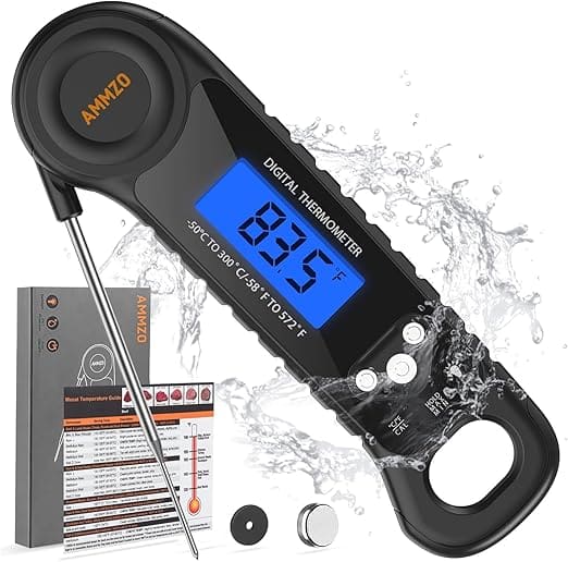 Digital meat thermometer, 83.5F.