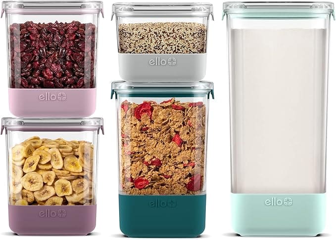 Ello brand food storage containers.