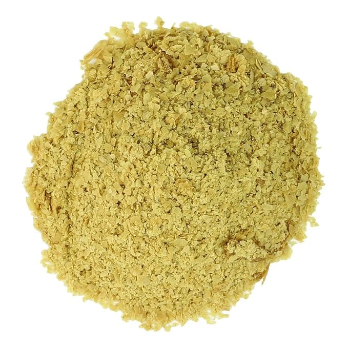 Nutritional yeast flakes seasoning.