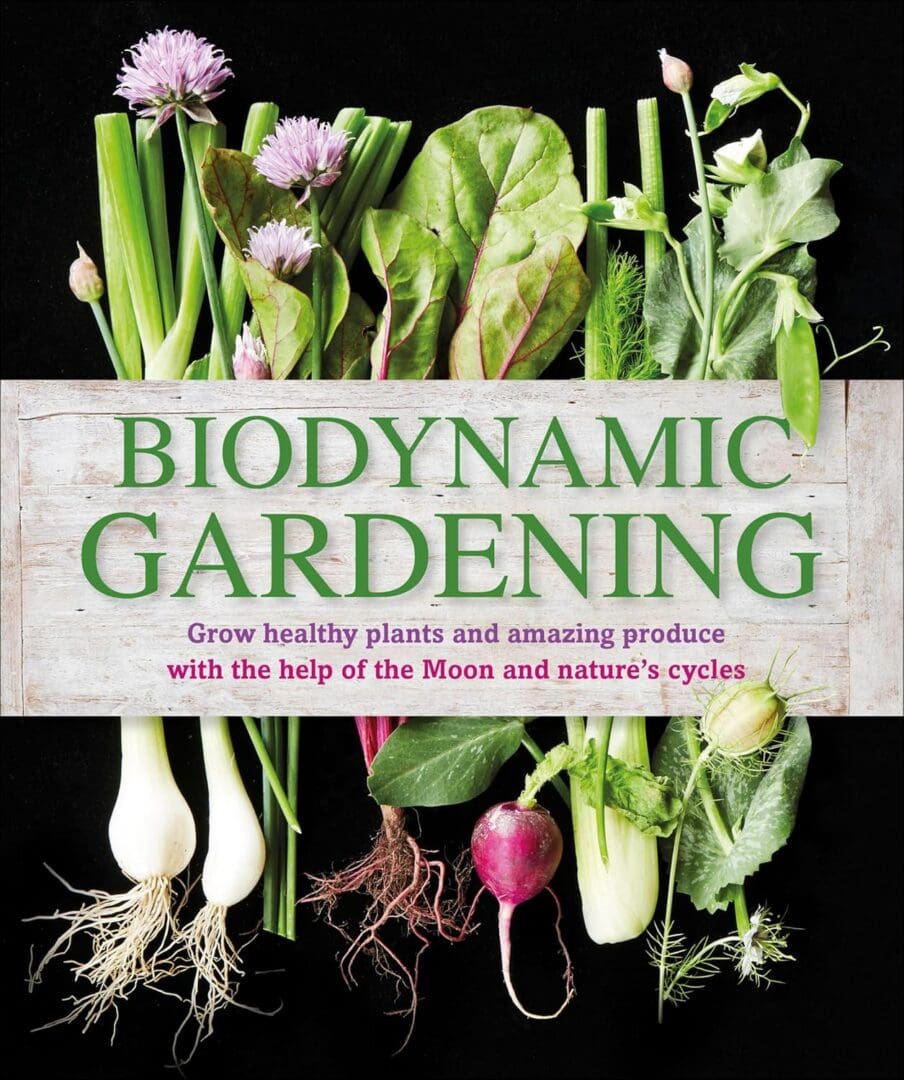 Biodynamic gardening book cover.