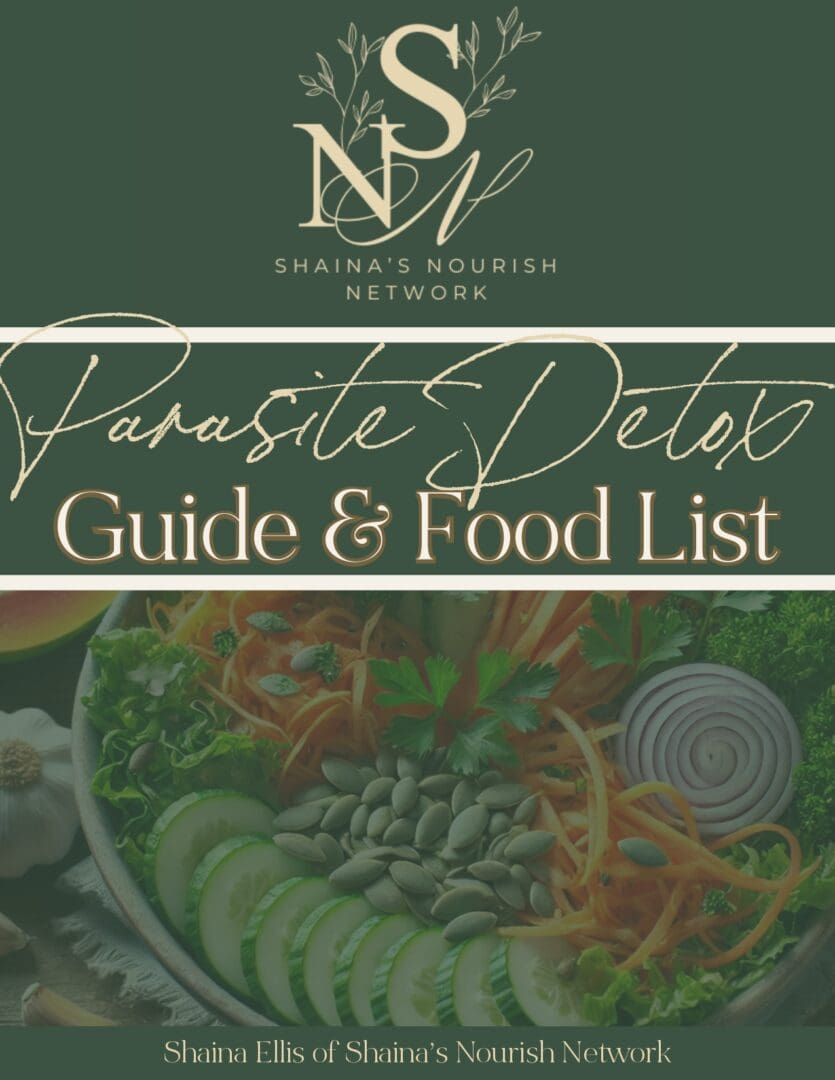 Parasite detox guide and food list.